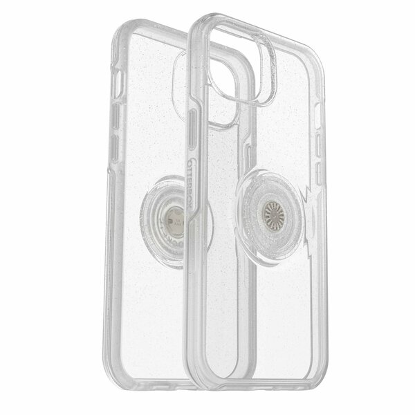 Otterbox , Otter + Pop Symmetry Clear Case With Popgrip For Apple Iphone 14 Plus, Stardust Pop 77-88789